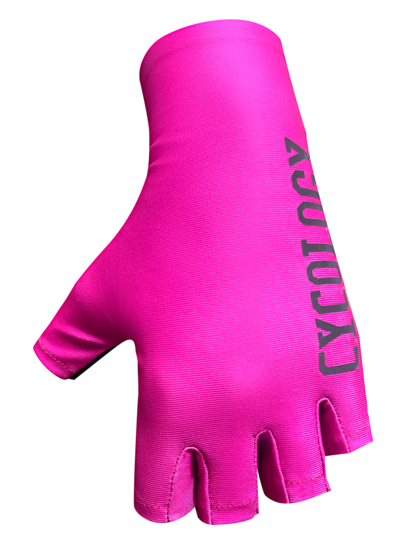 Pink Aero Cycling Gloves