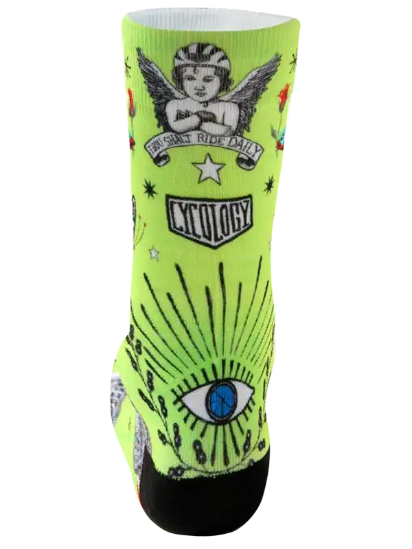 Tattoo Cycling Socks