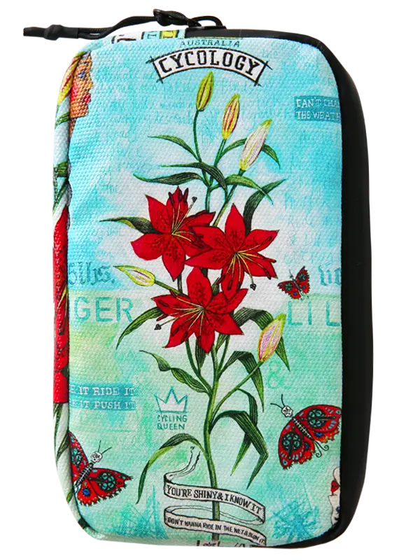Tiger Lily Cycling Wallet