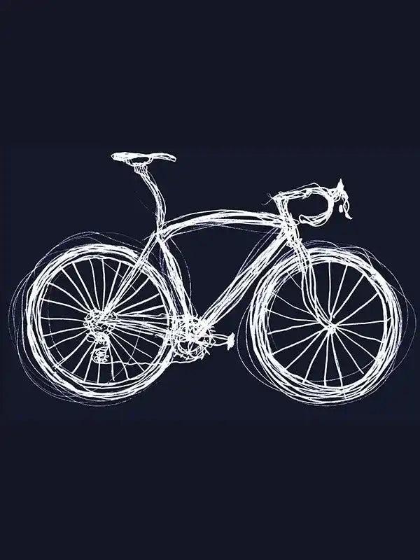 Just Bike Men's T-shirt Navy