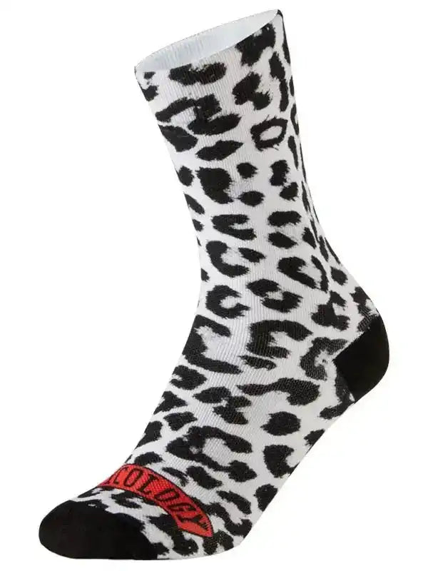 Kitty Cycling Socks White