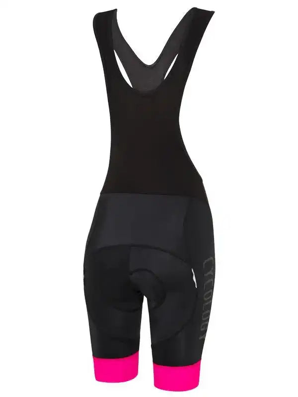 Women's Bib Shorts Black/Pink