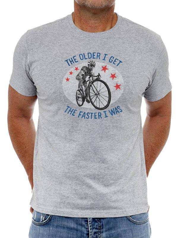 The Faster I Was Men's T-shirt Grey